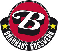 Das Logo der Brauerei Brauhaus Gusswerk wird hier gezeigt.