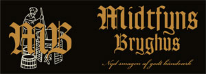 Das Logo der Brauerei Midtfyns Bryghus wird hier gezeigt.