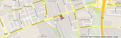 Umgebungskarte vom Veranstaltungsort
