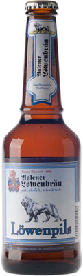 Das Bier Aalener Löwenbräu Löwenpils wird hier als Produktbild gezeigt.