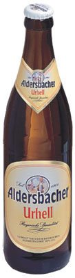 Das Bier Aldersbacher Urhell wird hier als Produktbild gezeigt.