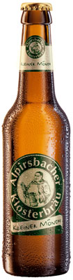 Das Bier Alpirsbacher Klosterbräu Kleiner Mönch wird hier als Produktbild gezeigt.