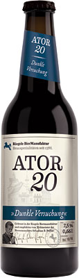 Das Bier Ator 20 wird hier als Produktbild gezeigt.