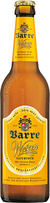 Das Bier Barre Weizen wird hier als Produktbild gezeigt.