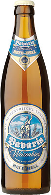 Das Bier Bavaria Weizenbier Hefe Hell wird hier als Produktbild gezeigt.