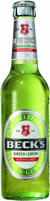 Das Bier Beck's Green Lemon Alkoholfrei wird hier als Produktbild gezeigt.