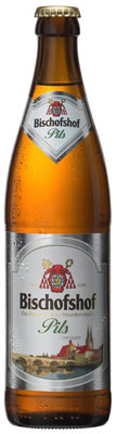 Das Bier Bischofshof Pils wird hier als Produktbild gezeigt.