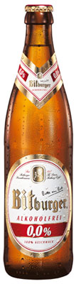 Das Bier Bitburger Alkoholfrei 0,0% wird hier als Produktbild gezeigt.