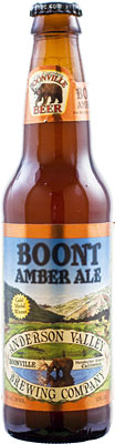 Das Bier Anderson Valley Boont Amber Ale wird hier als Produktbild gezeigt.