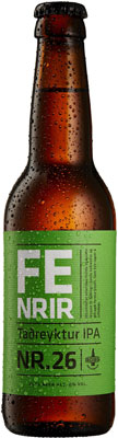 Das Bier Borg Fenrir Taðreyktur IPA Nr. 26 wird hier als Produktbild gezeigt.