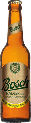 Das Bier Bosch Radler hell wird hier als Produktbild gezeigt.