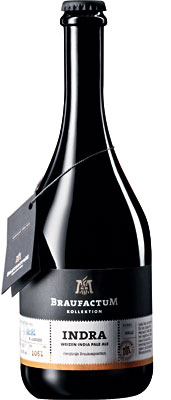 Das Bier Braufactum Indra wird hier als Produktbild gezeigt.