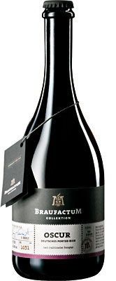Das Bier Braufactum Oscur wird hier als Produktbild gezeigt.