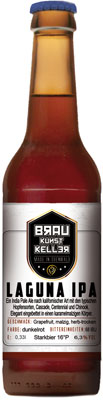 Das Bier BrauKunstKeller Laguna IPA wird hier als Produktbild gezeigt.