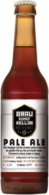 Das Bier BrauKunstKeller Pale Ale wird hier als Produktbild gezeigt.
