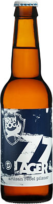 Das Bier BrewDog 77 Lager wird hier als Produktbild gezeigt.