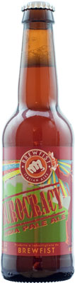 Das Bier BrewFist Burocracy India Pale Ale wird hier als Produktbild gezeigt.
