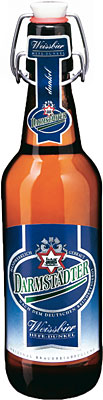 Das Bier Darmstädter Weissbier Hefe-Dunkel wird hier als Produktbild gezeigt.