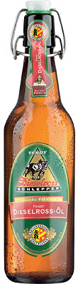 Das Bier Dieselross-Öl wird hier als Produktbild gezeigt.