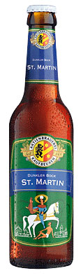 Das Bier Dunkler Bock St. Martin wird hier als Produktbild gezeigt.