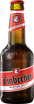 Das Bier Einbecker Winter-Bock Doppelbock wird hier als Produktbild gezeigt.