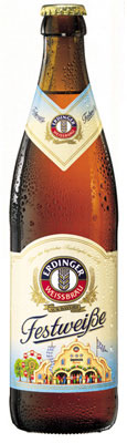 Das Bier Erdinger Festweiße wird hier als Produktbild gezeigt.