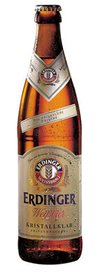 Das Bier Erdinger Kristall wird hier als Produktbild gezeigt.