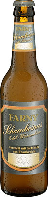 Das Bier Farny Schambrinus Edel-Weizenbier wird hier als Produktbild gezeigt.