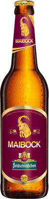Das Bier Feldschlößchen Maibock  Editionsbier wird hier als Produktbild gezeigt.