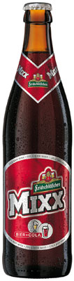 Das Bier Feldschlößchen Mixx Bier+Cola wird hier als Produktbild gezeigt.
