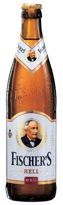Das Bier Fischer's Hell wird hier als Produktbild gezeigt.