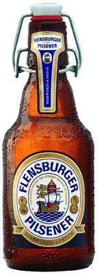 Das Bier Flensburger Pilsener wird hier als Produktbild gezeigt.