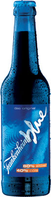 Das Bier Frankenheim Blue wird hier als Produktbild gezeigt.
