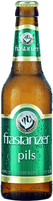 Das Bier Frastanzer Pils wird hier als Produktbild gezeigt.