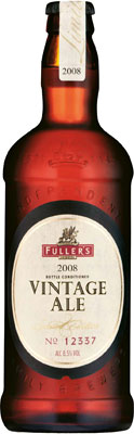 Das Bier Fullers Vintage Ale 2008 wird hier als Produktbild gezeigt.
