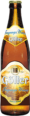 Das Bier Göller Freyungs Weisse wird hier als Produktbild gezeigt.