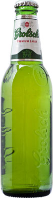 Das Bier Grolsch Premium Lager wird hier als Produktbild gezeigt.