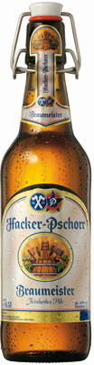 Das Bier Hacker-Pschorr Braumeister Pils wird hier als Produktbild gezeigt.