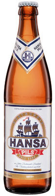 Das Bier Hansa Pils wird hier als Produktbild gezeigt.