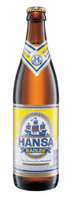 Das Bier Hansa Radler wird hier als Produktbild gezeigt.