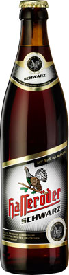 Das Bier Hasseröder Schwarz wird hier als Produktbild gezeigt.