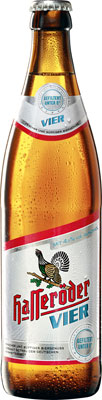 Das Bier Hasseröder Vier wird hier als Produktbild gezeigt.