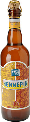 Das Bier Hennepin wird hier als Produktbild gezeigt.