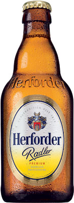 Das Bier Herforder Radler wird hier als Produktbild gezeigt.