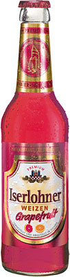 Das Bier Iserlohner Weizen Grapefruit wird hier als Produktbild gezeigt.