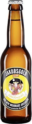 Das Bier Jakobsgold wird hier als Produktbild gezeigt.