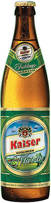 Das Bier Kaiser Frühlings-Märzen wird hier als Produktbild gezeigt.