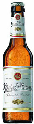 Das Bier König Pilsener wird hier als Produktbild gezeigt.