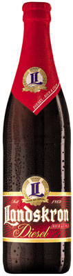 Das Bier Landskron Diesel wird hier als Produktbild gezeigt.