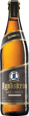 Das Bier Landskron Goldbock wird hier als Produktbild gezeigt.